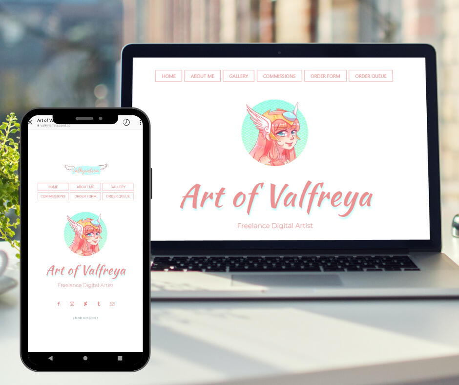Art Portfolio - https://valkyriefreia.carrd.co/